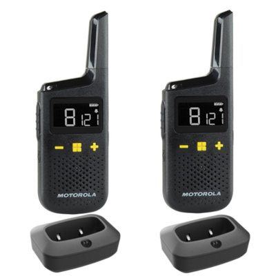 Motorola Two Way Walkie Talkie XT185 - Twin Pack