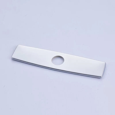 Mount Chrome Finish 10 Inch Plumbing Bathroom Kitchen Sink Hole Cover Plate Deck - 3