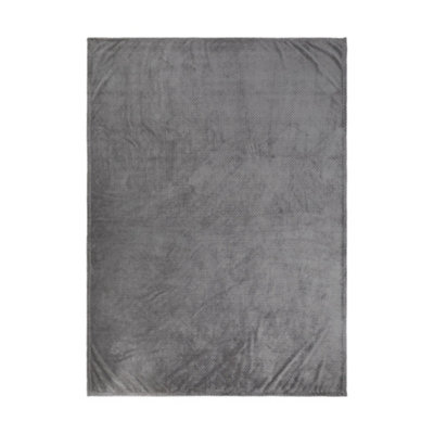 Mountain Warehouse Chunky Blanket Grey (One Size)