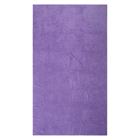 Mountain Warehouse Giant Micro-Towelling Towel Dark Purple (One Size)