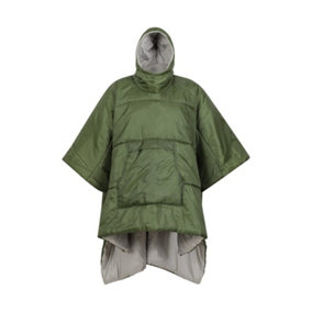 Mountain Warehouse Hoodie Blanket Green (One Size)