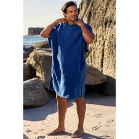 Mountain Warehouse Mens Driftwood Poncho Light Blue (One Size)