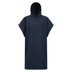 Mountain Warehouse Mens Lagoon Microfibre Hooded Towel Navy (One Size)