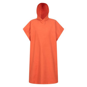 Mountain Warehouse Mens Lagoon Microfibre Hooded Towel Orange (One Size)