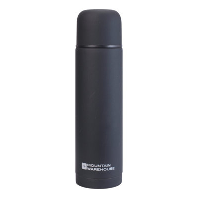 Mountain Warehouse Rubberised 500ml Flask Black (One Size) DIY at B&Q