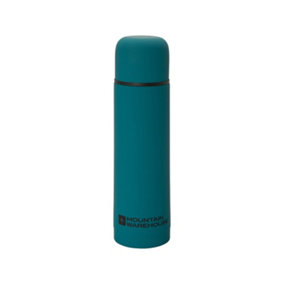 Mountain Warehouse Rubberised 500ml Flask Teal (One Size)