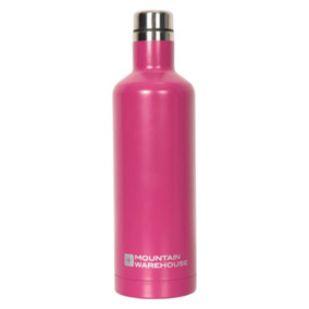 Mountain Warehouse Stainless Steel 500ml Water Bottle Pink (One Size)
