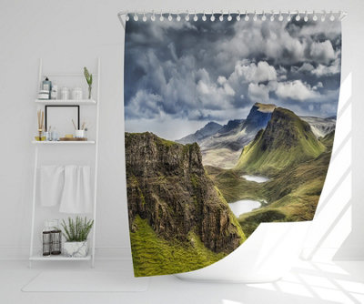 Mountains in Highland,Scotland (Shower Curtain) / Default Title Price Comparisons | Compare The Build
