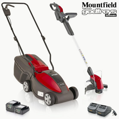 Mountfield Electress 30Li Battery Lawnmower 30cm & MTR20Li Battery Strimmer Kit