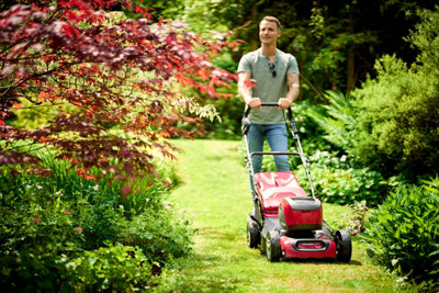Mountfield SP185LI Kit Battery Lawnmower c w 5ah Battery Charger DIY at B Q
