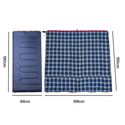 Mountview Single Sleeping Bag 3 Season Waterproof Warm Soft Adult ...