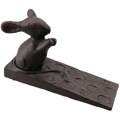 Mouse Door Stop Cast Iron Metal Rustic Doorstop Cheese Wedge House Home Price Comparisons | Compare The Build