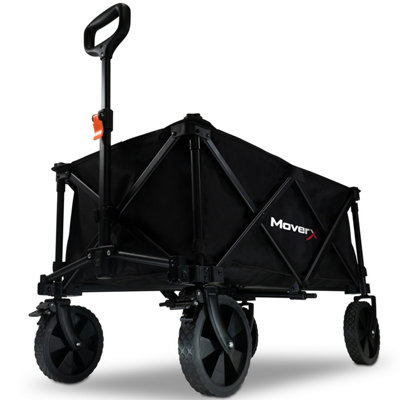 MoverX 120L Festival Trolley, Folding Beach Wagon, Camping Cart, Max 100kg