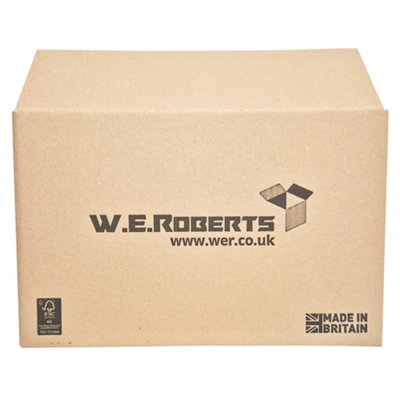 Moving Packing Kit, 5 Large Boxes with room list and hand holes. Includes 1 roll of tape.