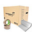 Moving Packing Kit, 5 Large Boxes with room list and hand holes. Includes 5m of Bubble wrap and 1 roll of tape.