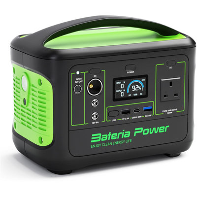 MPS Bateria Portable Power Station 600W AC/DC Output 568Wh Ternary Lit