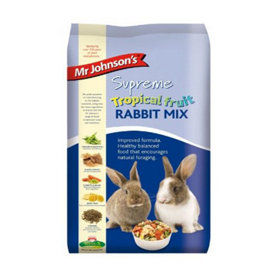 Mr Johnson's Supreme Rabbit Tropical Fruit Mix 2.25kg (Pack of 4)
