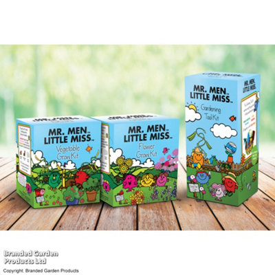 Mr Men Gardening Collection - Gift (Grow Kits & Kids Tool Kit)