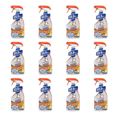 Mr Muscle Bathroom Cleaner Platinum Mandarin & Orange 750ml x 12