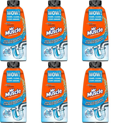 Mr Muscle Drain Foamer Odour Eliminator 500ml (Pack of 6)