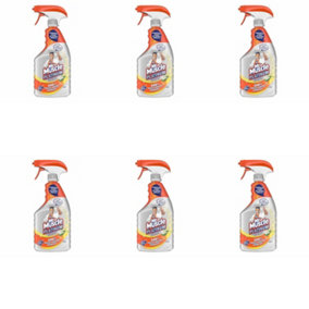 Mr Muscle Kitchen Cleaner Citrus Platinum Antibacterial Kitchen Spray, 750ml (Pack of 6)