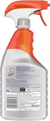 Mr Muscle Kitchen Cleaner Citrus Platinum Antibacterial Kitchen Spray, 750ml