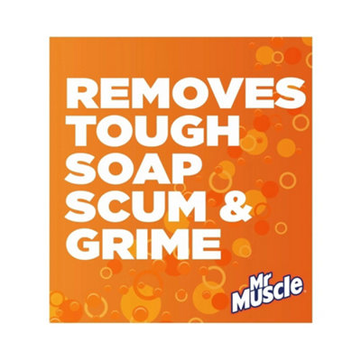 Mr Muscle Platinum Bathroom Cleaner Spray 500ml - 10 Sprays