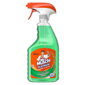 Mr Muscle Platinum Window & Glass Cleaner Trigger Spray, 750ml