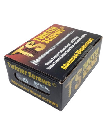 MS Twister Advanced Wood Screw,Self Drilling, Self Countersinking, Ultra Sharp Quick Grab Point