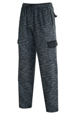 MS9 Mens Cargo Combat Slim Fit Stretch Spandex Work Working Trousers Pants