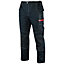 MS9 Mens Cargo Combat Multi Pockets Tactical Working Work Trouser Trousers Pants Jeans 1140 - Black, 38W/30L