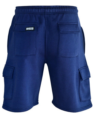 MS9 MENS CARGO PAINTER DECORATION JOGGING FLEECE WORK SHORTS