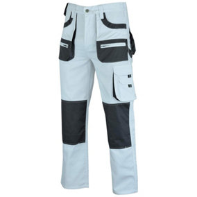 MS9 Mens Painters Decorators Cargo Combat Working Work Trouser Trousers Pants Jeans 1155, Long Length - 38W/34L