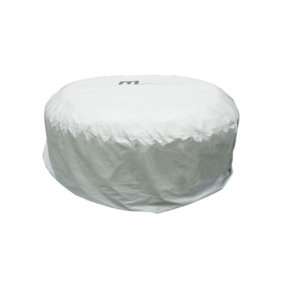 Mspa 4 Person Hot Tub Cover Cap Outdoor Garden Patio Furniture Heat-Resistant Spa Safecty Protector, Grey