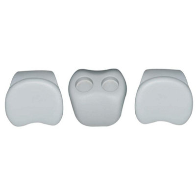 MSpa Alpine Spa Hot Tub Luxury Comfort Set Accessory Kit (Two Headrests