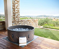 MSPA Concept Mono DWF Bubble Spa 6 Bathers Portable Inflatable Quick Heating Hot Tub 930 Litres 173 x 173 x 65cm