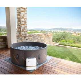 MSPA Concept Mono DWF Bubble Spa 6 Bathers Portable Inflatable Quick Heating Hot Tub 930 Litres 173 x 173 x 65cm