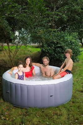 MSpa Lite Inflatable Hot Tub Round 4 Person Spa