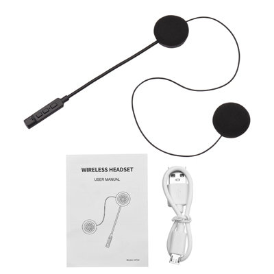 MT02 Wireless Motorcycle Helmet Headset:BT5.1 Headphones with Microphone for Music and Calls