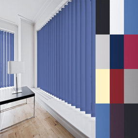 MTM Complete Vertical Blind PVC Up To 120cm Up To 120cm Chained