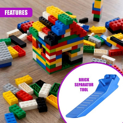 MTS Construction Building Bricks Compatible Play Set 1000 Piece Blocks ...