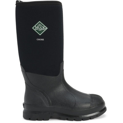 Muck Boots Chore Classic Hi Patterned Wellington Black