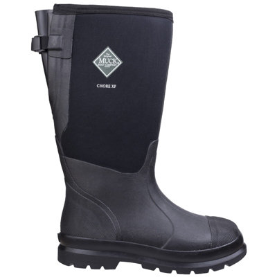 Muck Boots Chore XF Gusset Classic Work Boot Black DIY at B Q