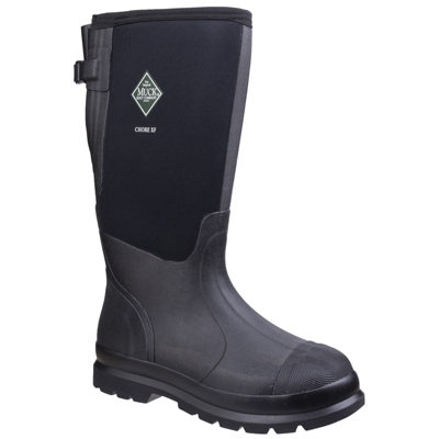 Muck Boots Chore XF Gusset Classic Work Boot Black | DIY at B&Q