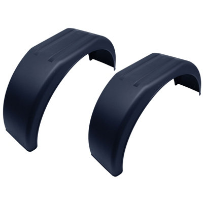 Mudguard for Trailer Wheels 13" Plastic PAIR  / Wing / Fender