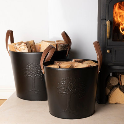 Mulberry Pair of Wood Buckets Timeless Style Iron Price Comparisons | Compare The Build