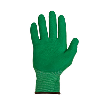 Mulch. Bamboozle It Gardening Gloves - Soft Bamboo with Textured Latex Palm - Medium Size 8 - 1 Pair - 3