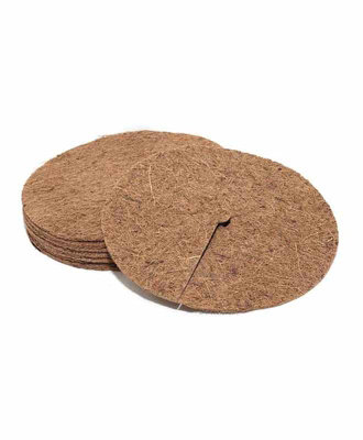 Mulch Mats - Pack of 20 - Fibre/Latex - L40 x W40 cm