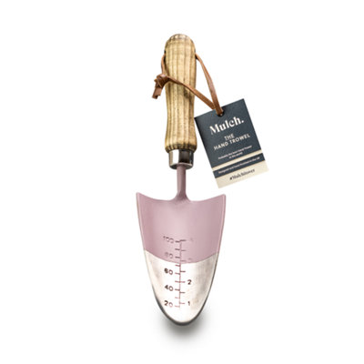 Mulch Soft Mulberry Hand Trowel with Wooden Handle - Powder Coated ...