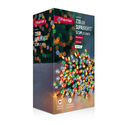 Multi Action Supabrights Christmas Timer Fairy Lights - 720 Leds ...